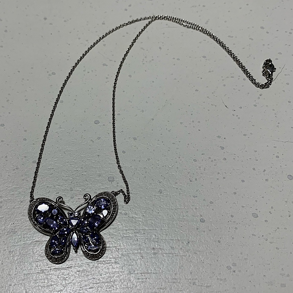 🦋Stirling silver butterfly necklace